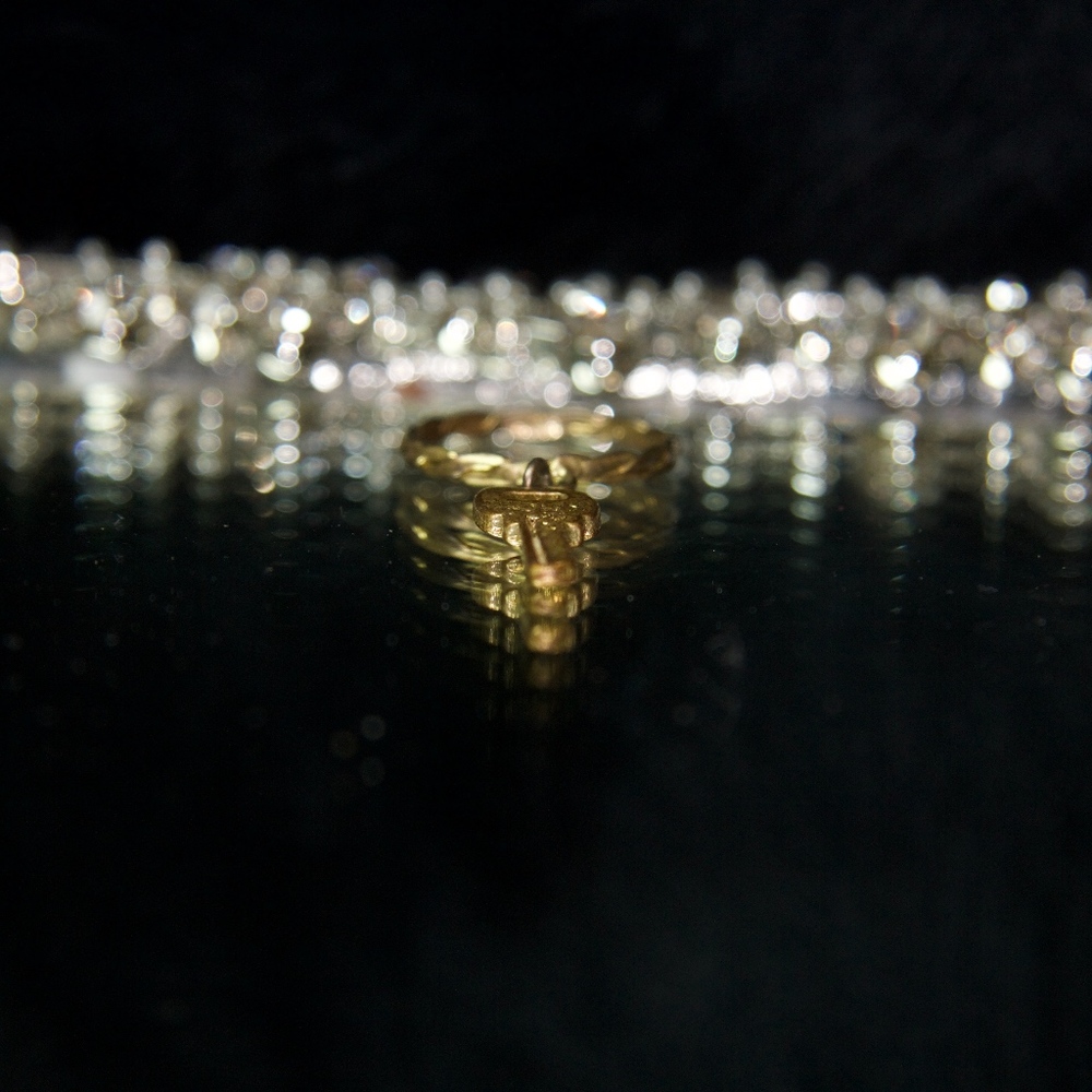 My Vintage Gold Dipped Key Ring - image 3